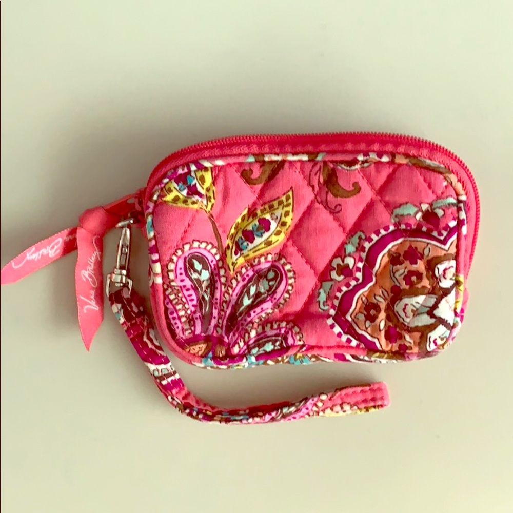 Hot Pink Paisely Vera Bradley Wristlet